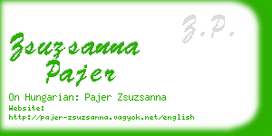 zsuzsanna pajer business card